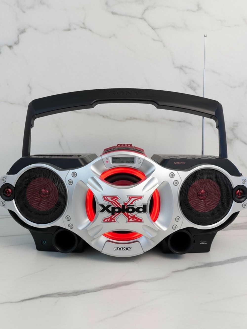 Sony Xplōd CFD-G700CP CD Radio Cassette/CD Boombox-TESTED